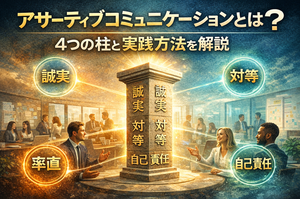 アサーティブコミュニケーションとは？4つの柱と実践方法を解説